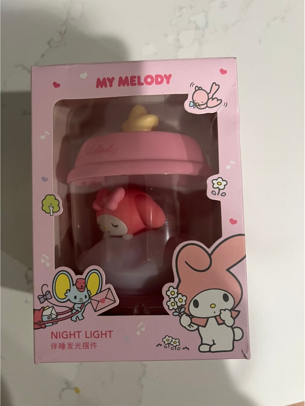 MINISO Sanrio My Melody Dream Series LED Night Light Lamp Pink NIB